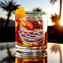 Load image into Gallery viewer, Rocks Glass - Hamburger - Double Old Fashioned