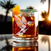 Load image into Gallery viewer, Rocks Glass - Hummingbird - Double Old Fashioned - 10oz