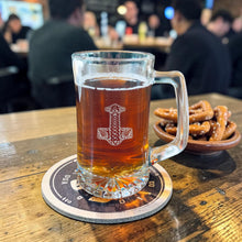 Load image into Gallery viewer, 25oz Beer mug with handle - Mjolnir - Thor's Hammer