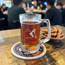 Load image into Gallery viewer, 25oz Beer mug with handle - The Dude Abides