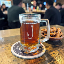 Load image into Gallery viewer, 25oz Beer mug with handle - Fish Hook