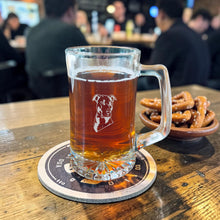 Load image into Gallery viewer, 25oz Beer mug with handle - Pit Bull