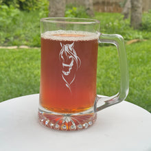 Load image into Gallery viewer, 25oz Beer mug with handle - My Horse