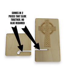 Load image into Gallery viewer, Easel - Cell phone and Pad - Celtic Cross