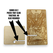 Load image into Gallery viewer, Easel - Cell phone and Pad - The Lovers Tarot Card