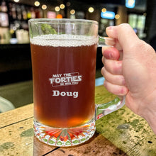 Load image into Gallery viewer, 25oz Beer mug with handle - PERSONALIZED - May the Forties be with you