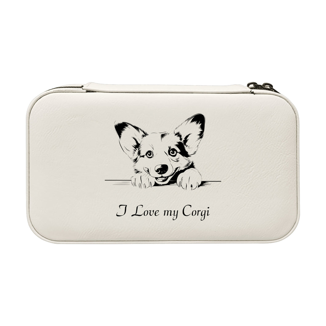 Jewelry Box 7x4 - CUSTOM -  I love my Corgi