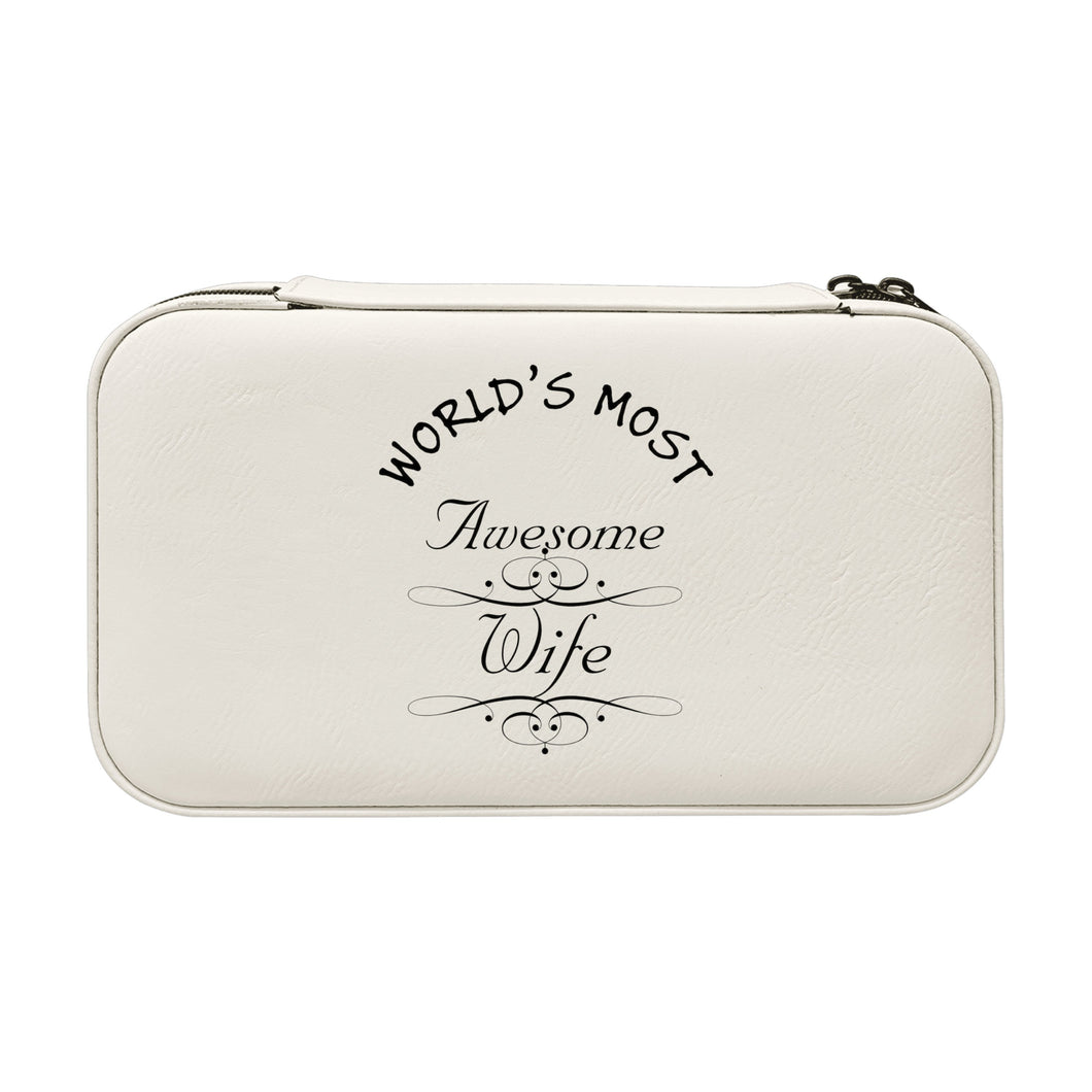 Jewelry Box 7x4 - CUSTOM -  Worlds most awesome Wife