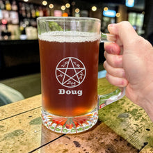 Load image into Gallery viewer, 25oz Beer mug with handle - PERSONALIZED - Demon Trap