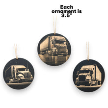 Load image into Gallery viewer, Ornament - Black - Bigrig - Set of 3