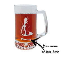 Load image into Gallery viewer, 25oz Beer mug with handle - PERSONALIZED - Sexy Demon Succubus