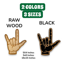 Load image into Gallery viewer, Sign - ASL - I love you Sign Language