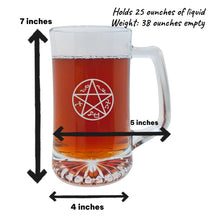 Load image into Gallery viewer, 25oz Beer mug with handle - Demon Trap