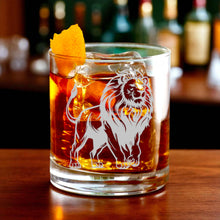 Load image into Gallery viewer, Rocks Glass - Lion - Double Old Fashioned