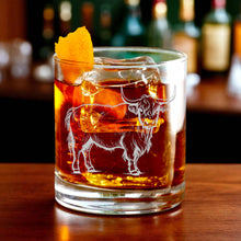 Load image into Gallery viewer, Rocks Glass - Highland Cow - Double Old Fashioned