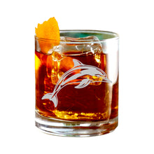 Load image into Gallery viewer, Rocks Glass - Dolphin - Double Old Fashioned