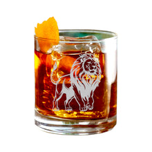 Load image into Gallery viewer, Rocks Glass - Lion - Double Old Fashioned