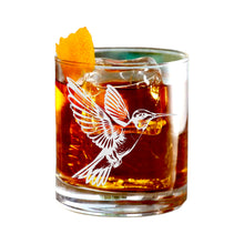 Load image into Gallery viewer, Rocks Glass - Hummingbird - Double Old Fashioned - 10oz