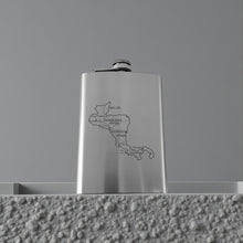 Load image into Gallery viewer, 8oz Flask - Central America Stainless Steel
