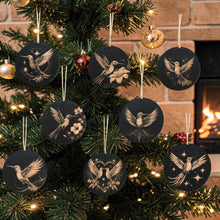 Load image into Gallery viewer, Ornament - Black - Hummingbirds - Set of 8