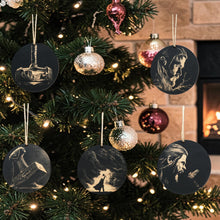 Load image into Gallery viewer, Ornament - Black - Thor - Set of 5