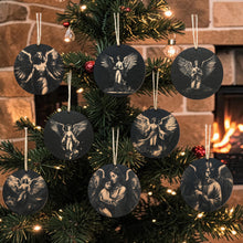 Load image into Gallery viewer, Ornament - Black - Angels - Set of 8