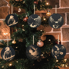 Load image into Gallery viewer, Ornament - Black - Bald Eagle - Set of 6