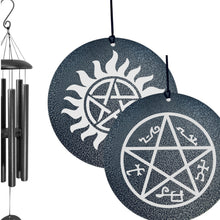 Load image into Gallery viewer, Wind Chime - Fan Art - Anti Possession Demon Trap  - Black powder coated