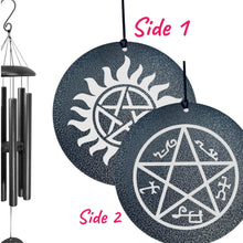 Load image into Gallery viewer, Wind Chime - Fan Art - Anti Possession Demon Trap  - Black powder coated