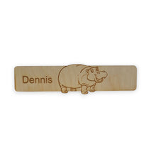 Load image into Gallery viewer, Bookmark - Personalized Hippo - Bookmark