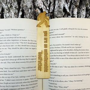 Bookmark - You are an unbelievable Godfather with sasquatch bigfoot - Birch Wood