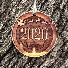 Load image into Gallery viewer, 2020 Christmas - Raw Cedar Ornament 3x3in