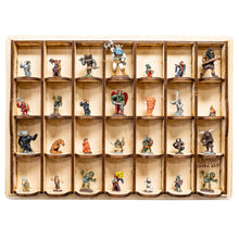 Load image into Gallery viewer, 28 Slot Miniature Display Kit for Collectibles (Assembly Required)