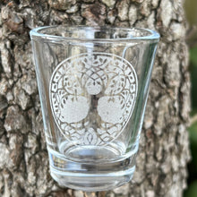 Load image into Gallery viewer, 2oz Celtic Tree of Life Shotglass LASER