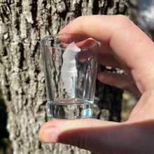 Load image into Gallery viewer, 2oz Standing Polar Bear Shotglass LASER