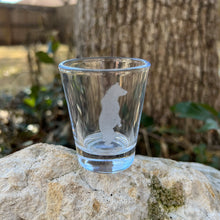 Load image into Gallery viewer, 2oz Standing Polar Bear Shotglass LASER