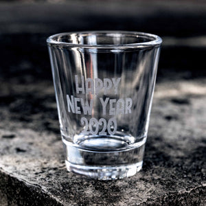 2oz Custom 3 Line Shot glass PERSONALIZED