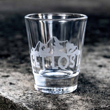 Load image into Gallery viewer, 2oz Get Lost Shot glass