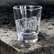 Load image into Gallery viewer, 2oz Gone Fishing Shot glass
