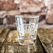 Load image into Gallery viewer, 2oz Gone Fishing Shot glass