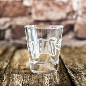 2oz Gone Fishing Shot glass