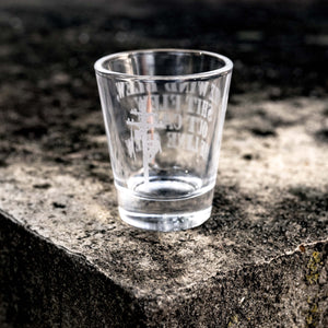 2oz Lineman Poem Shot glass