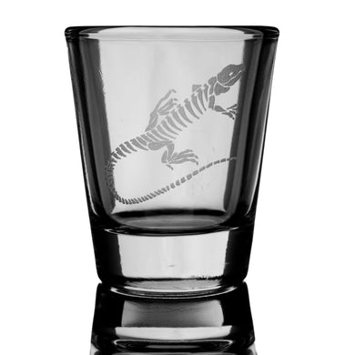 2oz Lizard Shot Glass Chameleon Iguana -Wild Life