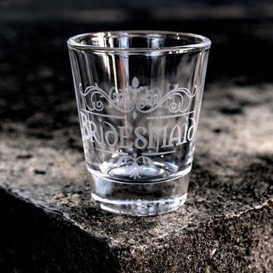 2oz Medieval Bridesmaid PERSONALIZED Shot glass