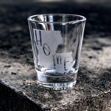 2oz State Home - Louisiana Shot glass