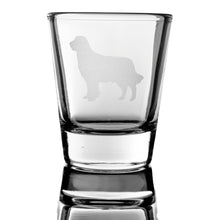 Load image into Gallery viewer, 2oz Golden Retriever dog puppy Shot Glass