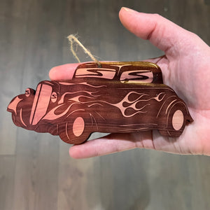 34 Coupe - Cedar Ornament