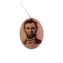 Load image into Gallery viewer, Abe Lincoln - Cedar Ornament