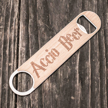 Load image into Gallery viewer, Accio Beer - Wooden Bottle Opener