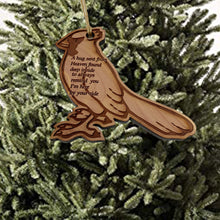 Load image into Gallery viewer, A Hug Sent from Heaven  - Raw Cedar Cardinal Ornament